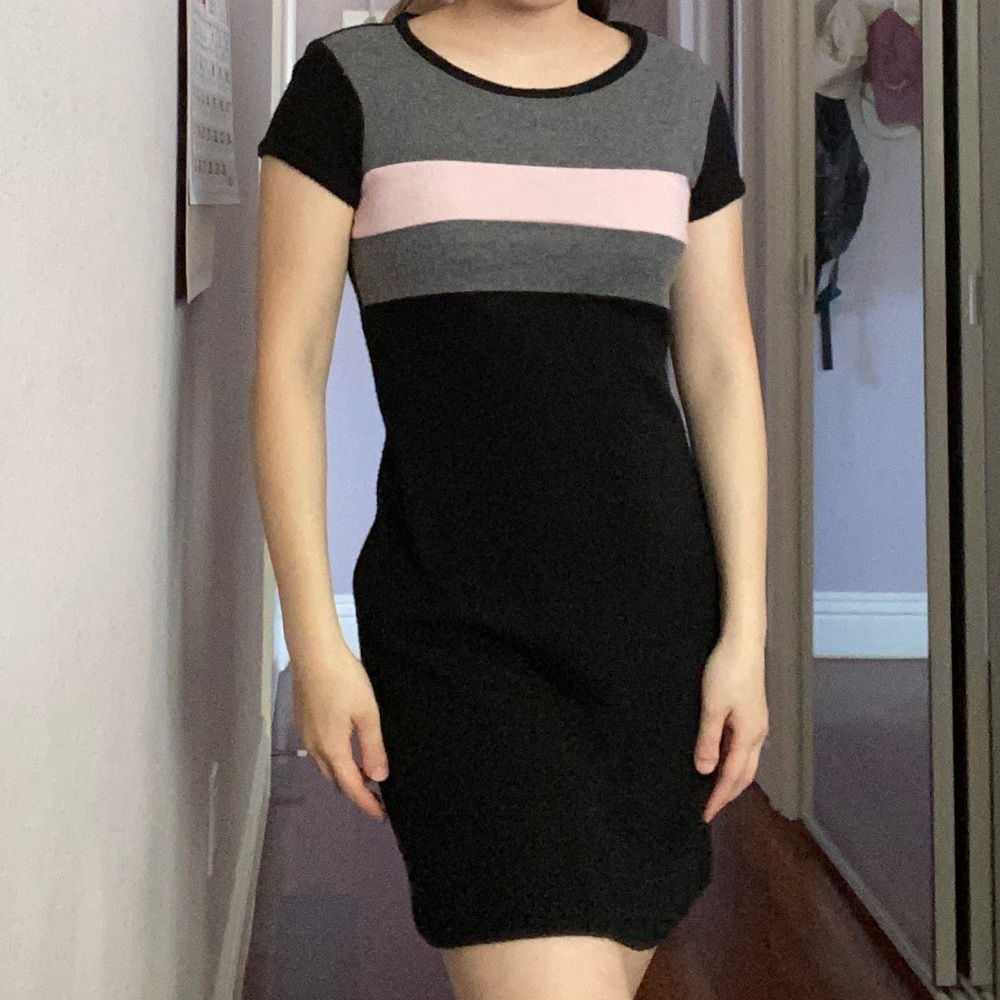 black dress,